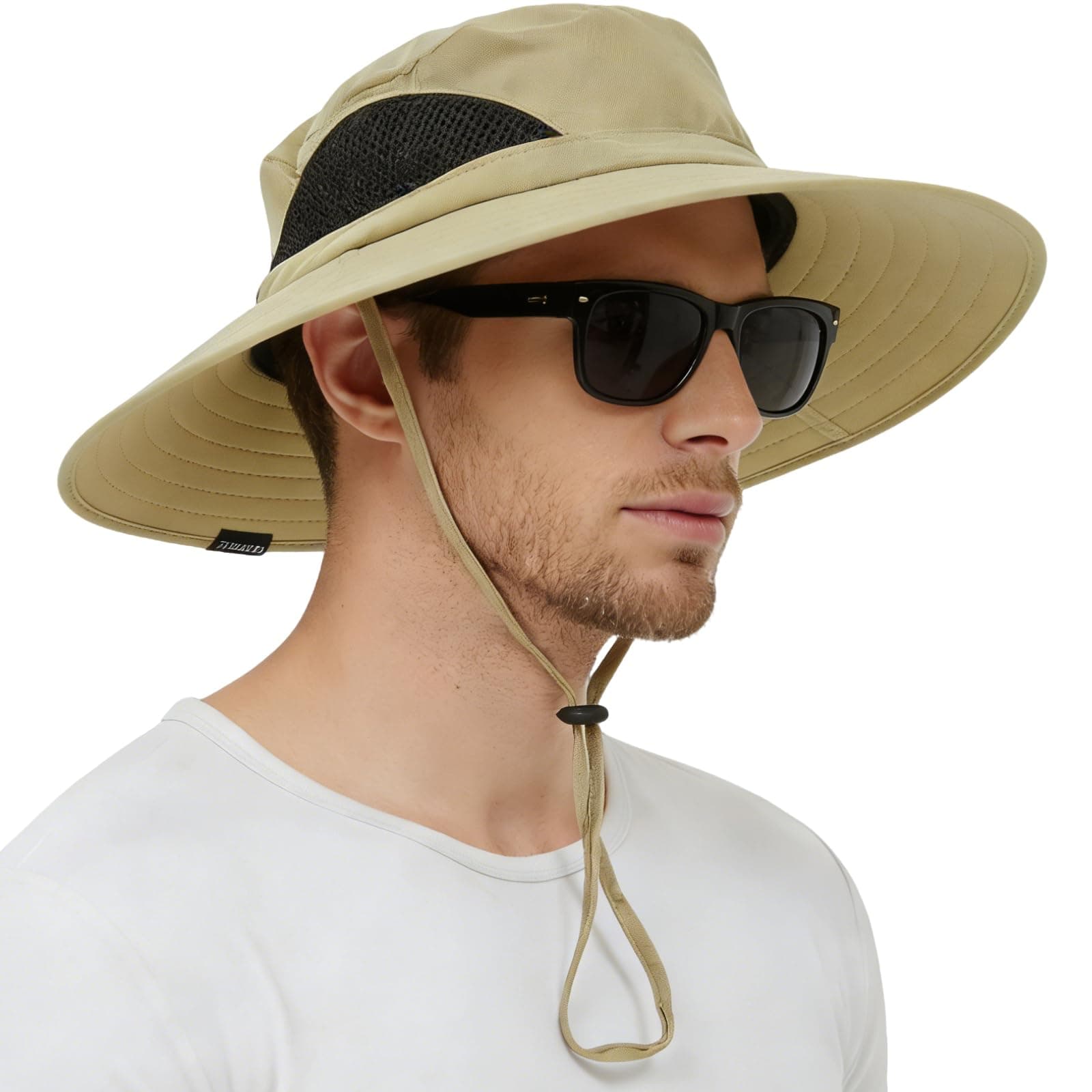 Wide Brim Sun Hat, UPF 50+ UV Protection Waterproof Packable Bucket Hat for Men & Women, Fishing Hiking Beach Garden