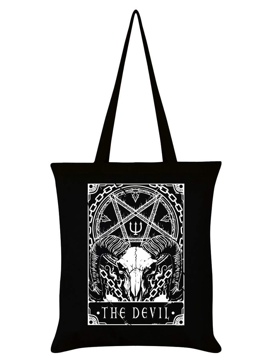 Deadly Tarot The Devil Tote Bag Black 38x42cm