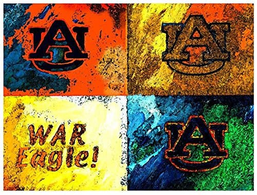 Warhol's Auburn Logo - Print - Auburn Tigers - War Eagle