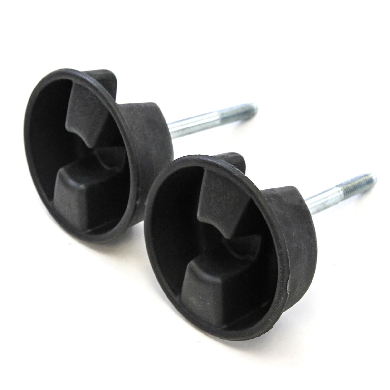 Red Hound Auto Freedom Hardtop Top Hard Panel Mounting Knob Replacement Screws 2 pc 2007-2019 Compatible with Jeep Wrangler JK 2dr and Unlimited 4dr