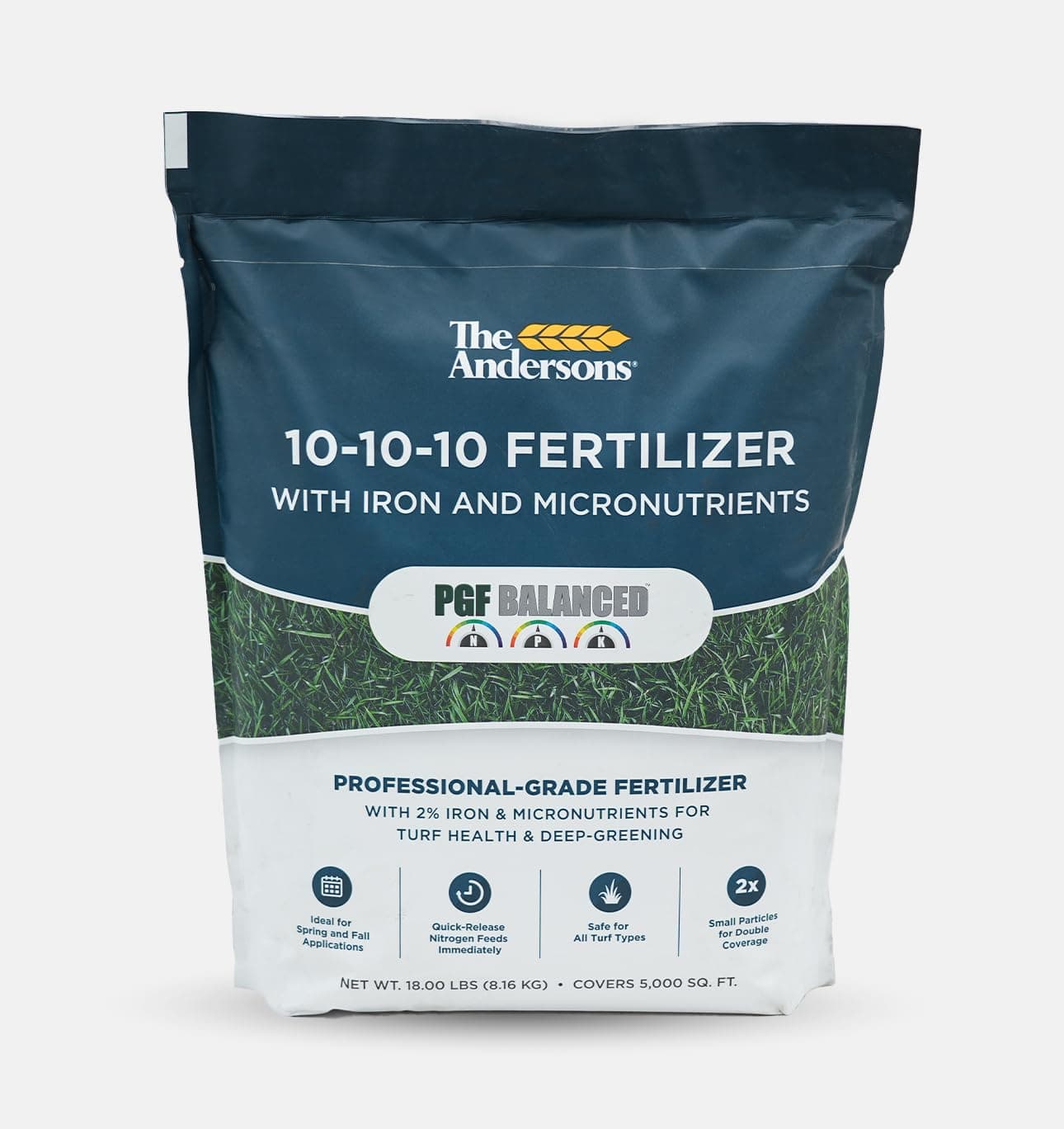 The Andersons PGF Balanced 10-10-10 Fertilizer with Micronutrients and 2% Iron (5,000 sq ft)