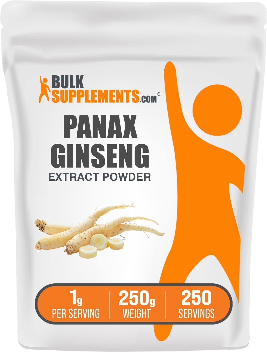 com Ginseng Root Extract Powder - Panax Ginseng Supplement, Herbal Supplement - Vegan & Gluten Free, 1g per Serving, 250g (8.8 oz) (Pack of 1)