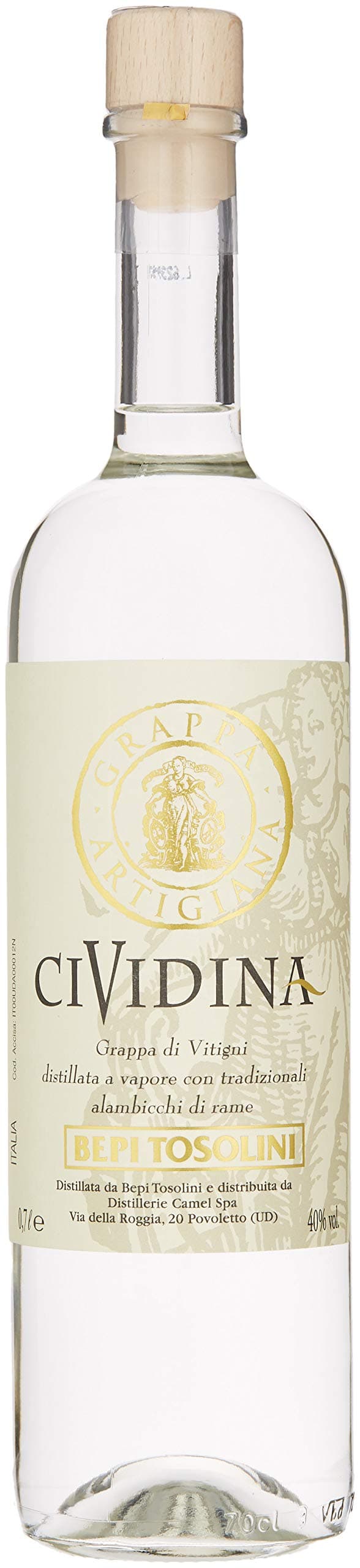 Bepi Tosolini Grappa Cividina Tipica 70 cl