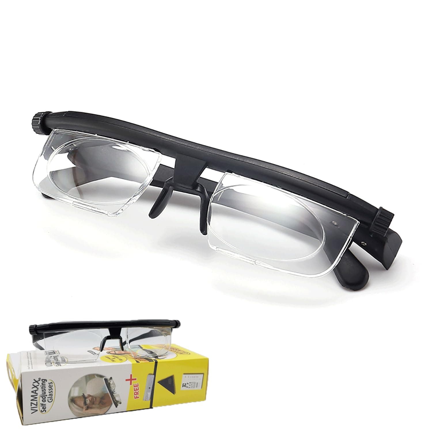 Primafocus Adjustable Reading Glasses, Dial Vision near and Far Sight (1pcs)