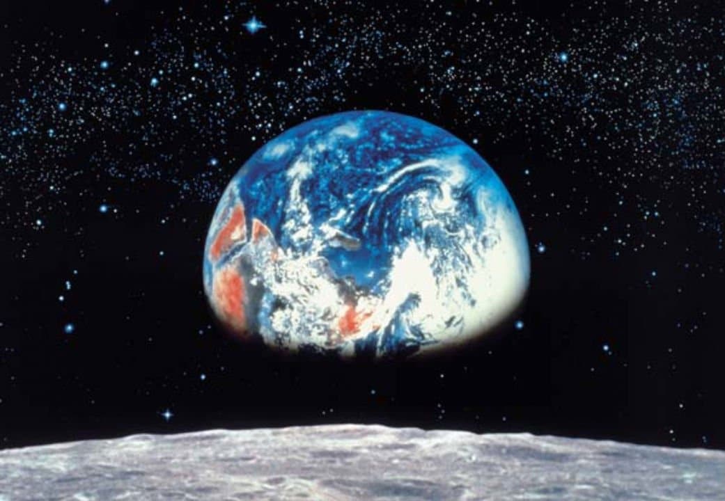 Earth Moon Photo Wallpaper Wall Mural