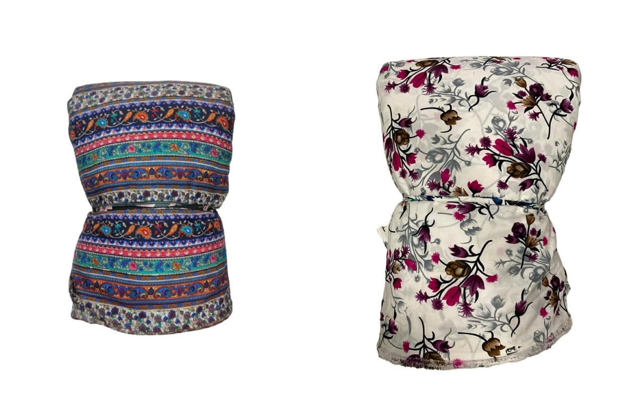 GenericLILABA Crepe Printed Multi-purpose Fabric (F-Lilaba-874)