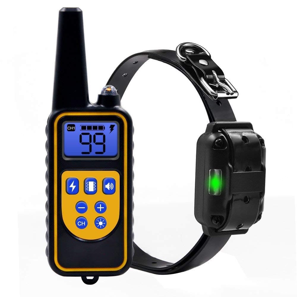 Shock Collar for Dogs, Dog Shock Collar with Remote Control for 2600ft Range 100% Waterproof & Rechargeable Dog Training Collar with Remote Dogs (TC4)