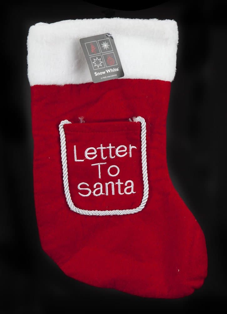 Letter to Santa Christmas Stocking