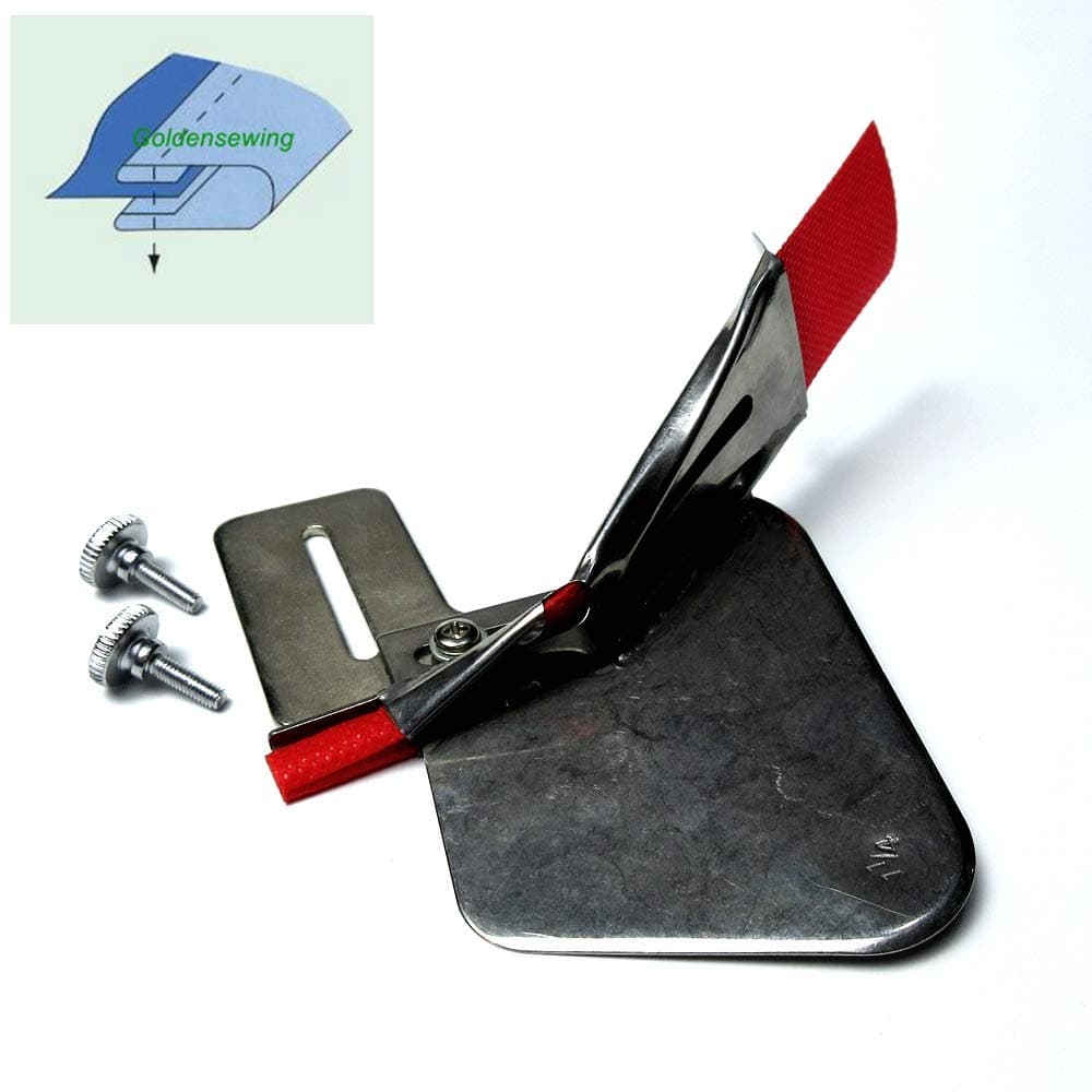 Double Fold Binder/Binding Attachment Folder #A9 for Industrial Sewing Machine (Tape Size:2")