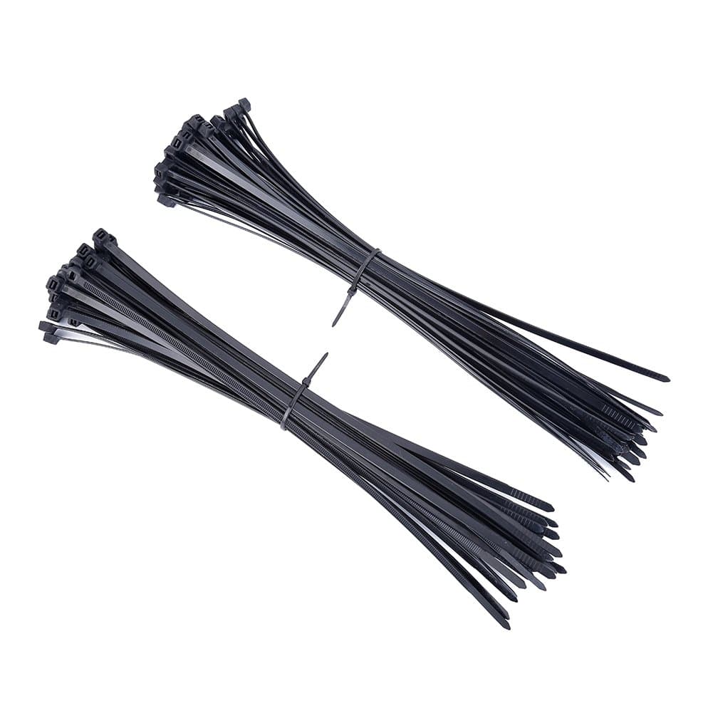 Vowdicua100 Pack 12-Inch Large Self-Locking Nylon Zip Ties, Eternal Faith TR88069 Multipurpose Heavy Duty Cable Ties with 50lbs Tensile Strength, Plastic Zip Cable Loop Ties UV Resistant Cable Ties