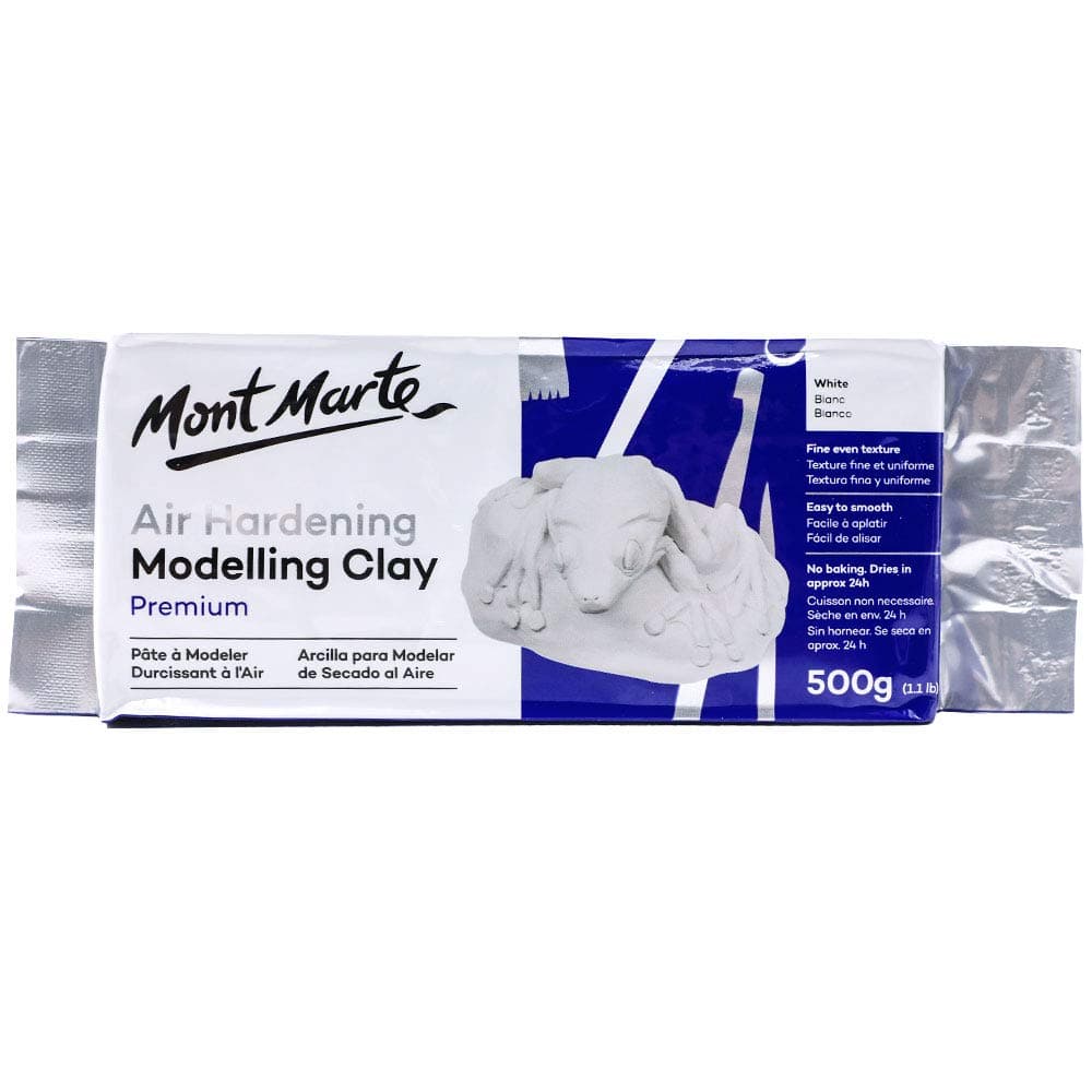 Mont Marte Air Hardening Modelling Clay (White)