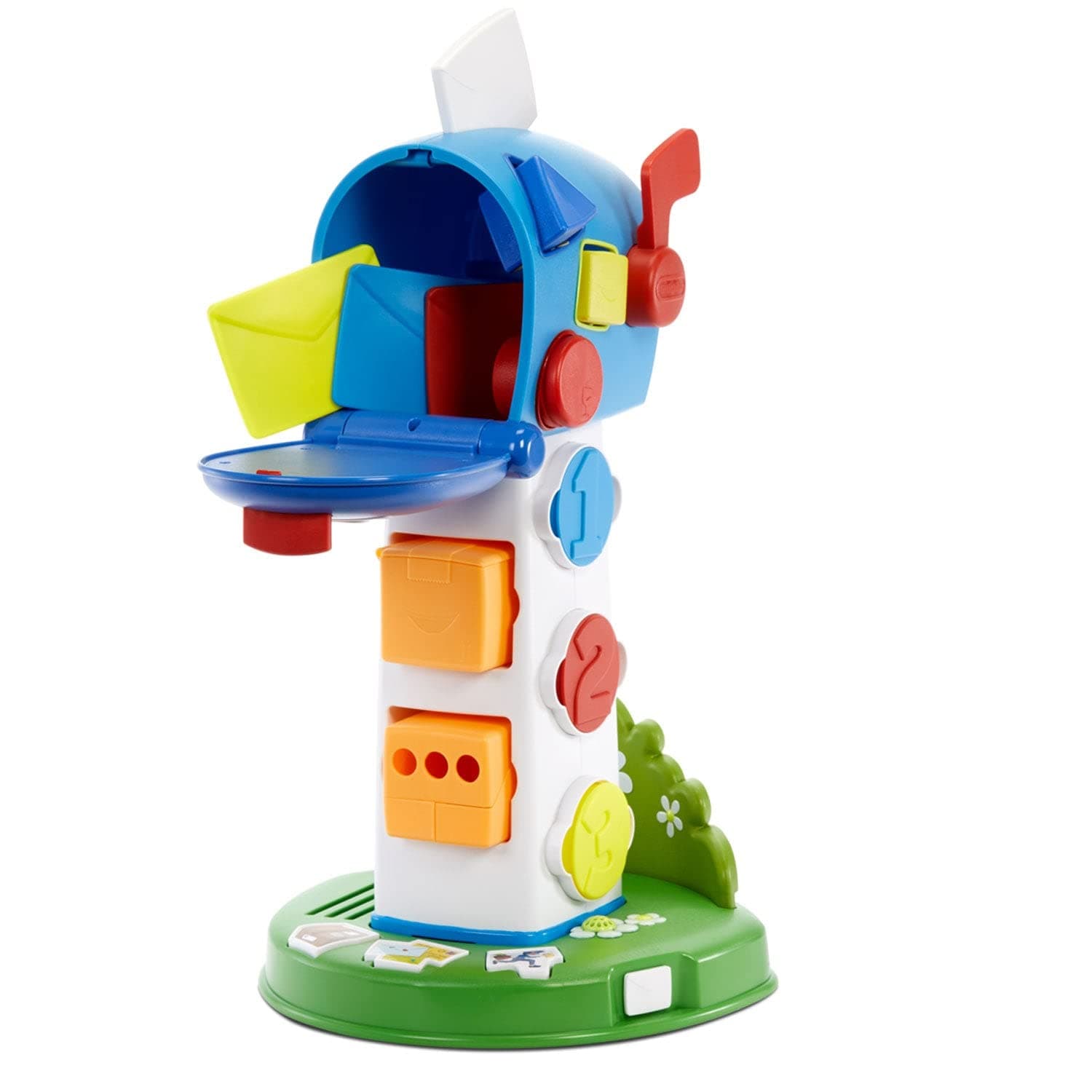little tikesLearn and Play My First Mailbox - Pretend Postbox Playset for Learning Shapes, #s, Colours Sounds Effects, Educational Toy Toddlers Ages 12 Months to 3 Years