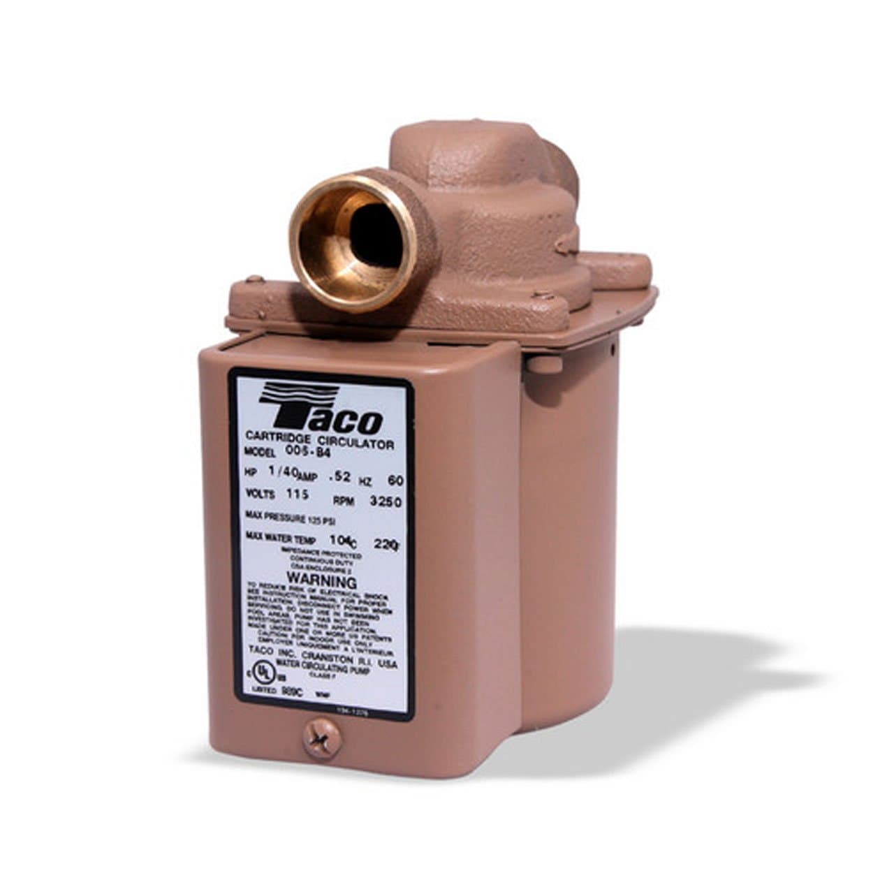 006-B4 Bronze Circulator Pump 3/4-Inch Sweat