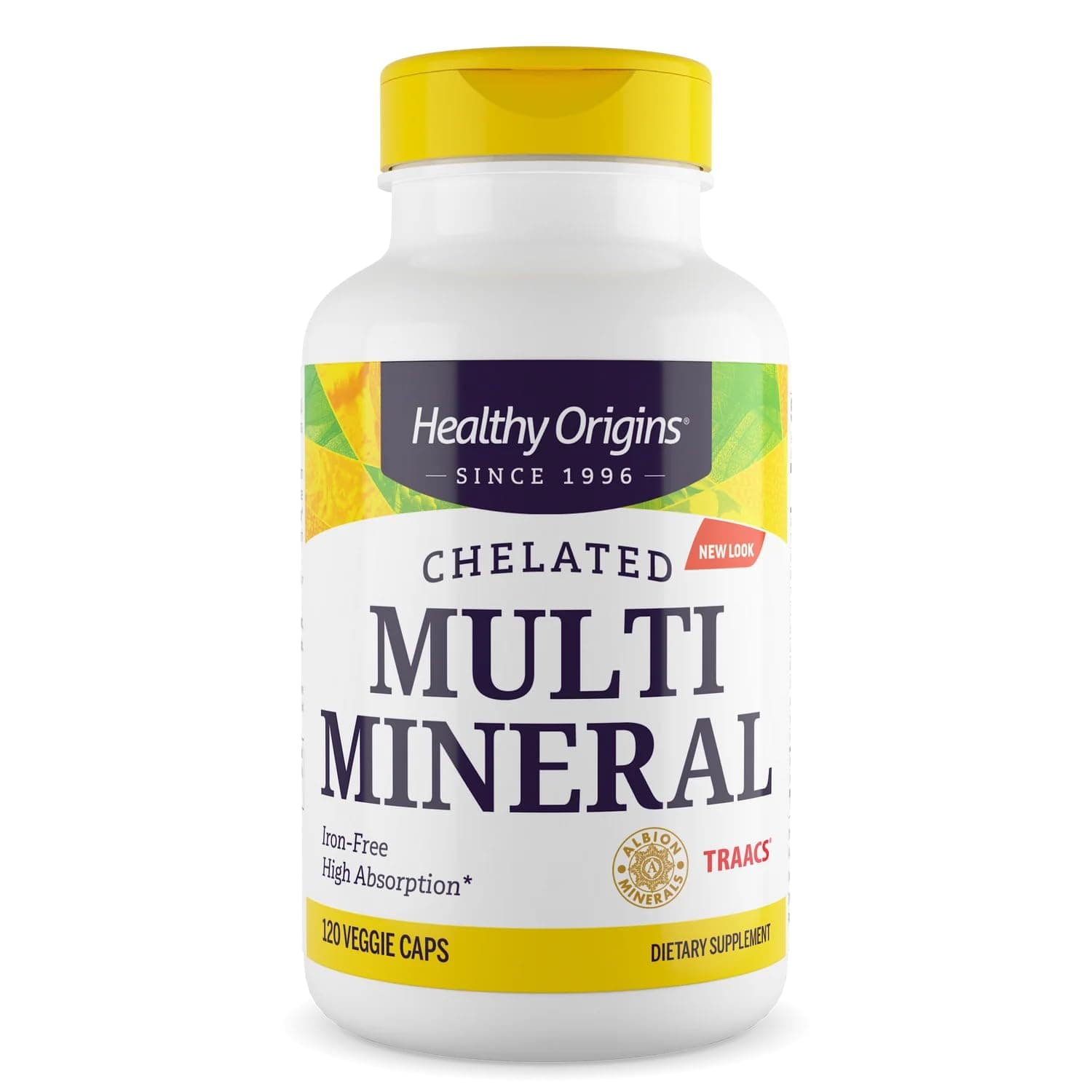 Healthy Origins Chelated Multi Mineral - Chelated Trace Minerals Supplement with Selenium, Iodine, Magnesium & More - Gluten-Free Supplement with Albion Minerals - 120 Veggie Capsules
