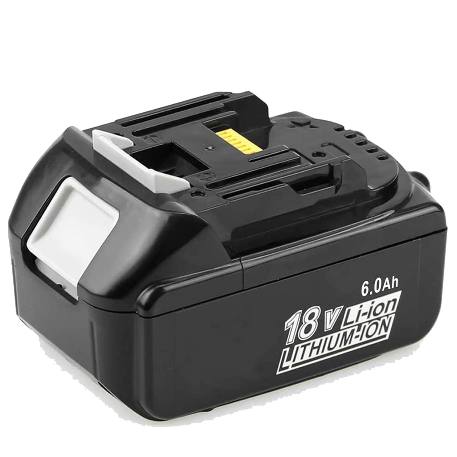BL1860B 6000mAh Replacement Battery Compatible with 18 Volt Battery BL1860B-2 BL1860 BL1850 BL1840 BL1830 LXT-400 Cordless Power Tools with LED Indicator