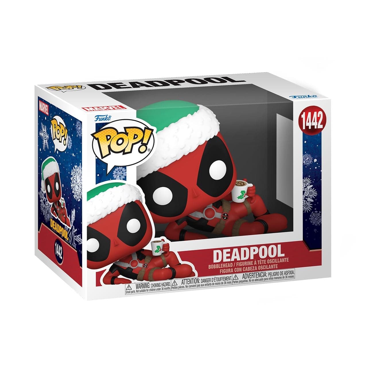 Funko POP! Marvel: Holiday – Deadpool - Marvel Comics - Collectable Vinyl Figure - Gift Idea - Official Merchandise - for Kids & Adults - Comic Books Fans - Model Figure for Collectors and Display