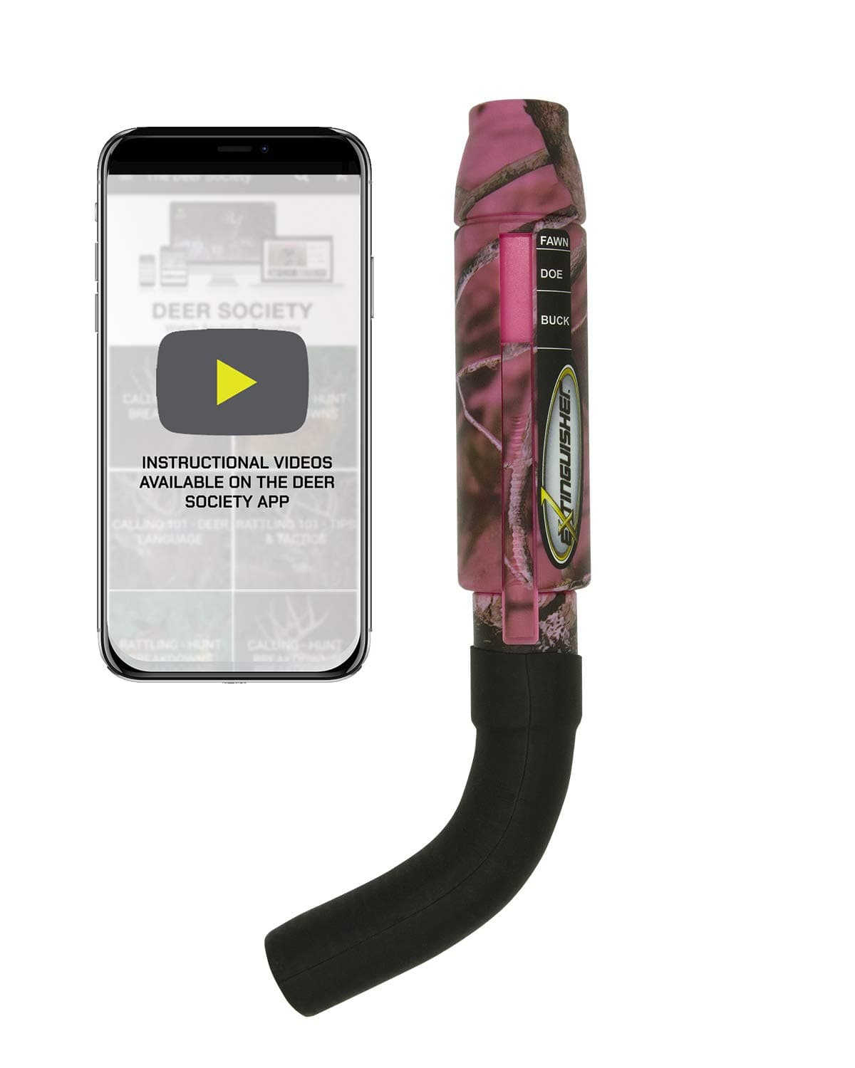 Extinguisher Deer Call - All-in-one Deer Calling System - Pink