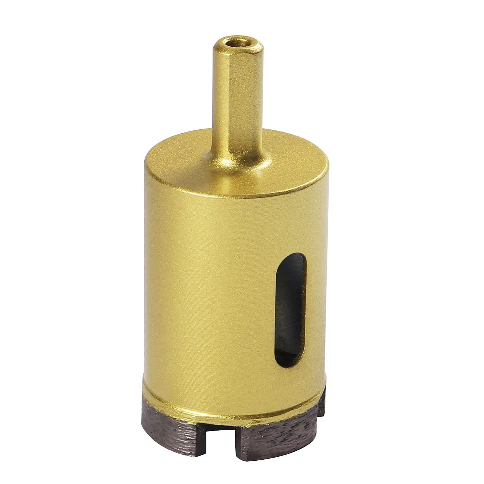 Drilax 1-1/4" Diamond Masonry Drill Bit | Heavy-Duty Dry Core Hole Saw for Concrete, Granite, Brick & Stone | 2-Inch Deep Cut | 3/8" Shank