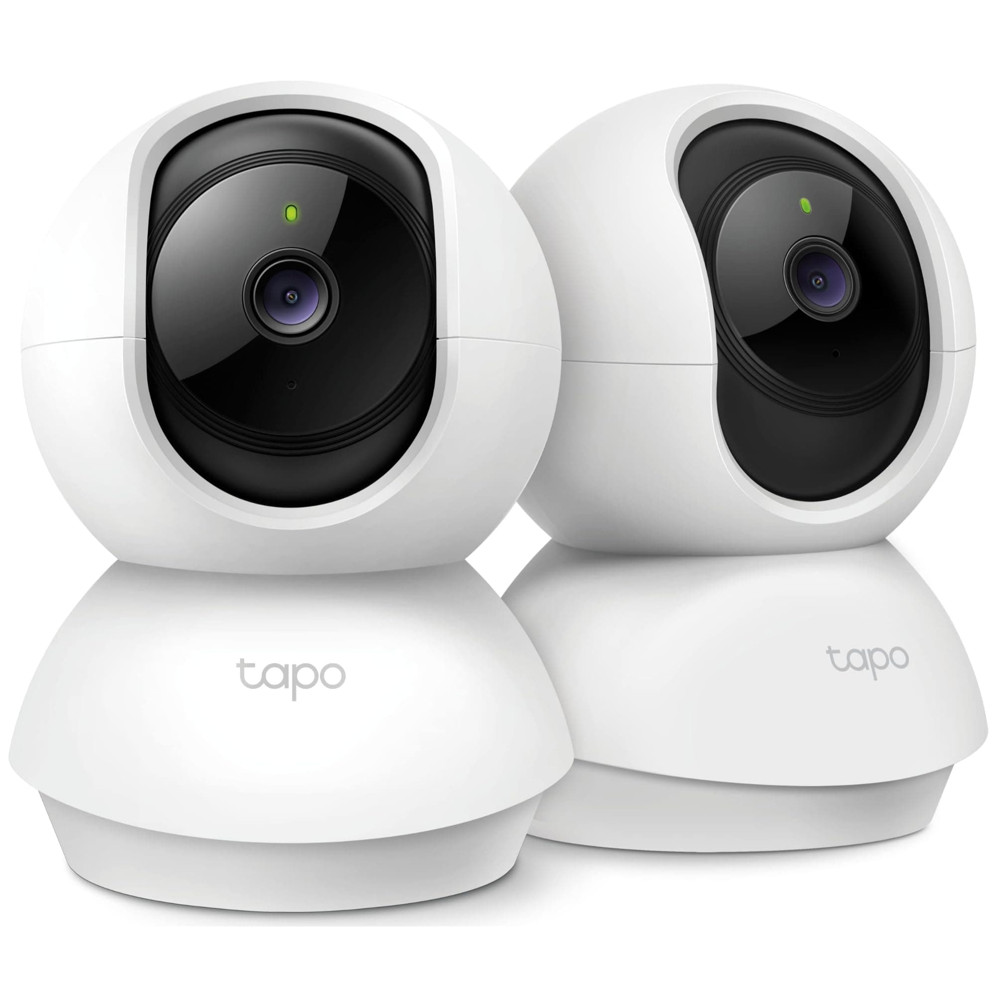 TP-Link Tapo 2K Pan/Tilt Security Camera for Baby Monitor, Dog Camera w/ Motion Detection, Motion Tracking, 2-Way Audio, Night Vision, Cloud/Local Storage, Works w/ Alexa & Google Home, 2-Pack(C210P2)