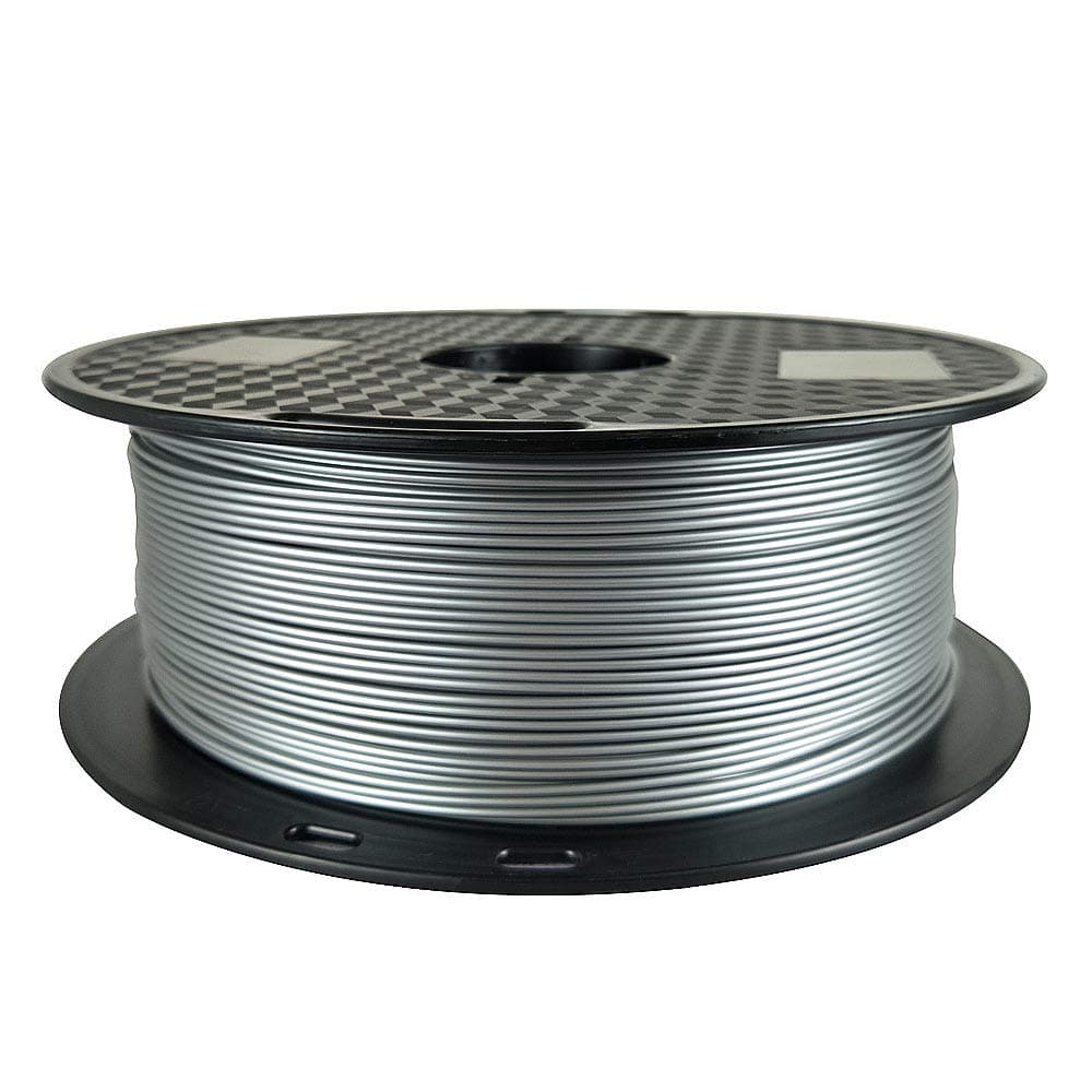 CC3D Silver PETG Filament 1.75 mm 1KG 3D Printer Filament FDM 3D Printing Materials Metal Metallic Silver Color PETG