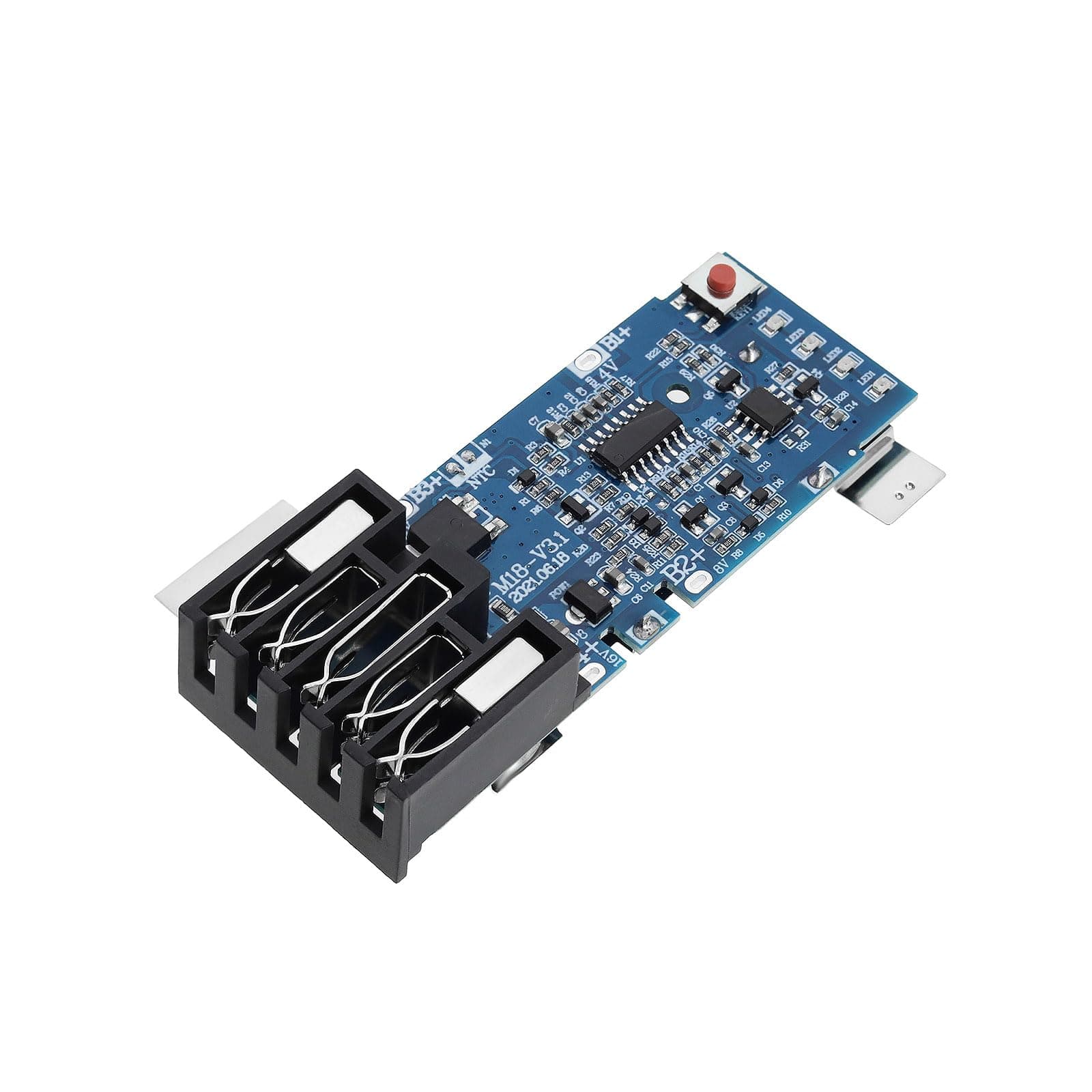M18 PCB Board Lithium Battery Protection Board Charging Protection Circuit Board Compatible with Milwaukee 18V Li-Ion Battery Repair Part Accessory