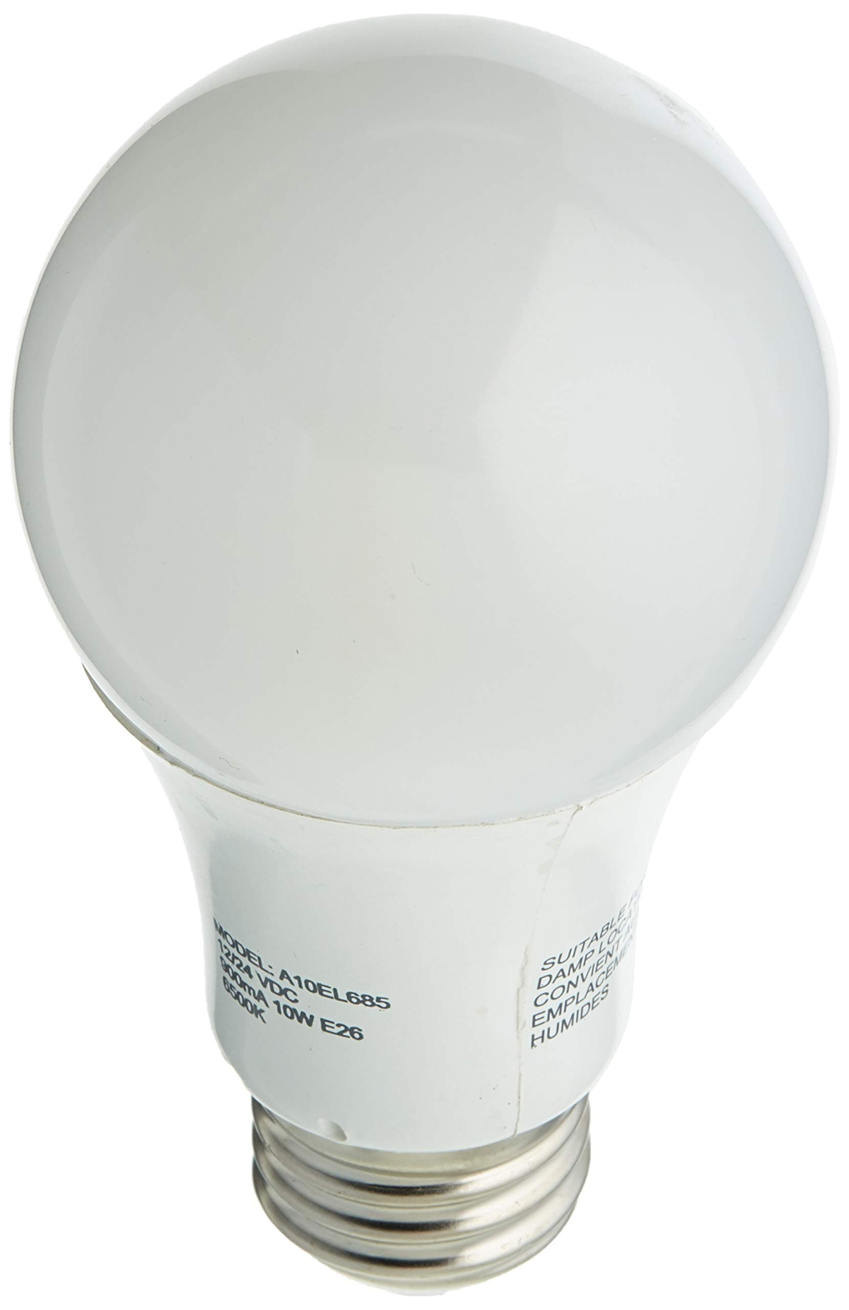 Viribright Lighting 751619-4 Low Voltage LED, Viribright 12-24V DC, (10W) 75 Watt Equivalent Light, 6000K Daylight, Edison Bulb Medium Base E26, 1000 lumens-4 Pack, 4-Pack, 4 Count