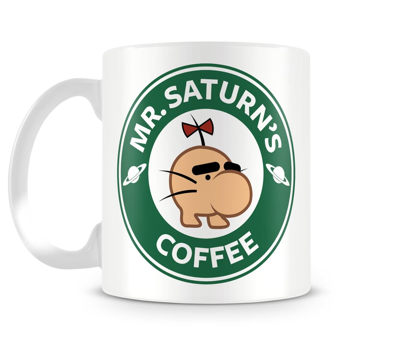 Mr. Saturn's Coffee 11oz Ceramic Coffee Mug by Cotton Cult