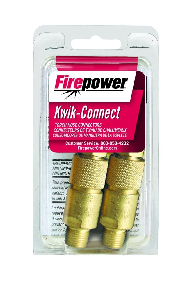 Firepower 0656-0000 Kwik Connect Pair Pack of Torch Flashback Arrestors