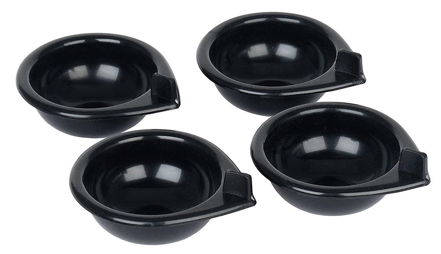 Muddy Hands Pack of 4 - Replacement Black Plastic Egg Poacher Cups