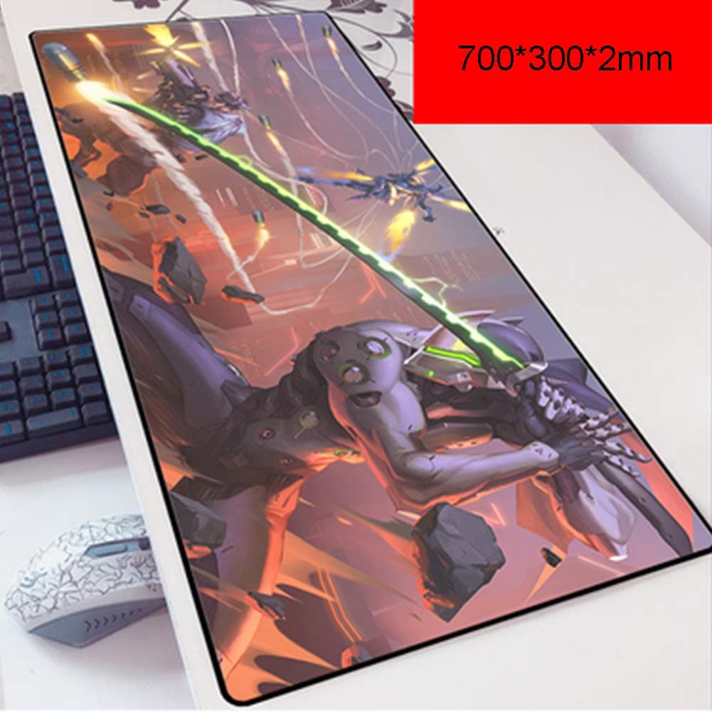GUOFENG Overwatch DVA Gaming Mouse Pad Oversized 700 * 300 * 2mm Ass Female Desk Pad Computer Keyboard Pad