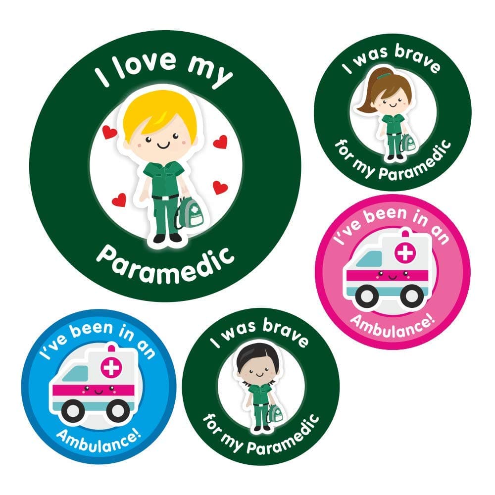 School Stickers Paramedic Bravery Stickers