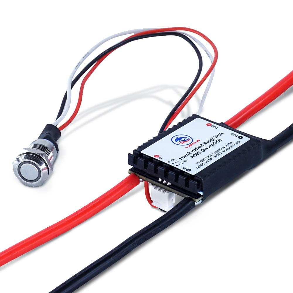 Anti-Spark Switch Smart Enhanced Version for Electric Skateboard/Ebike/Scooter/Robots ESC Automatic Switch