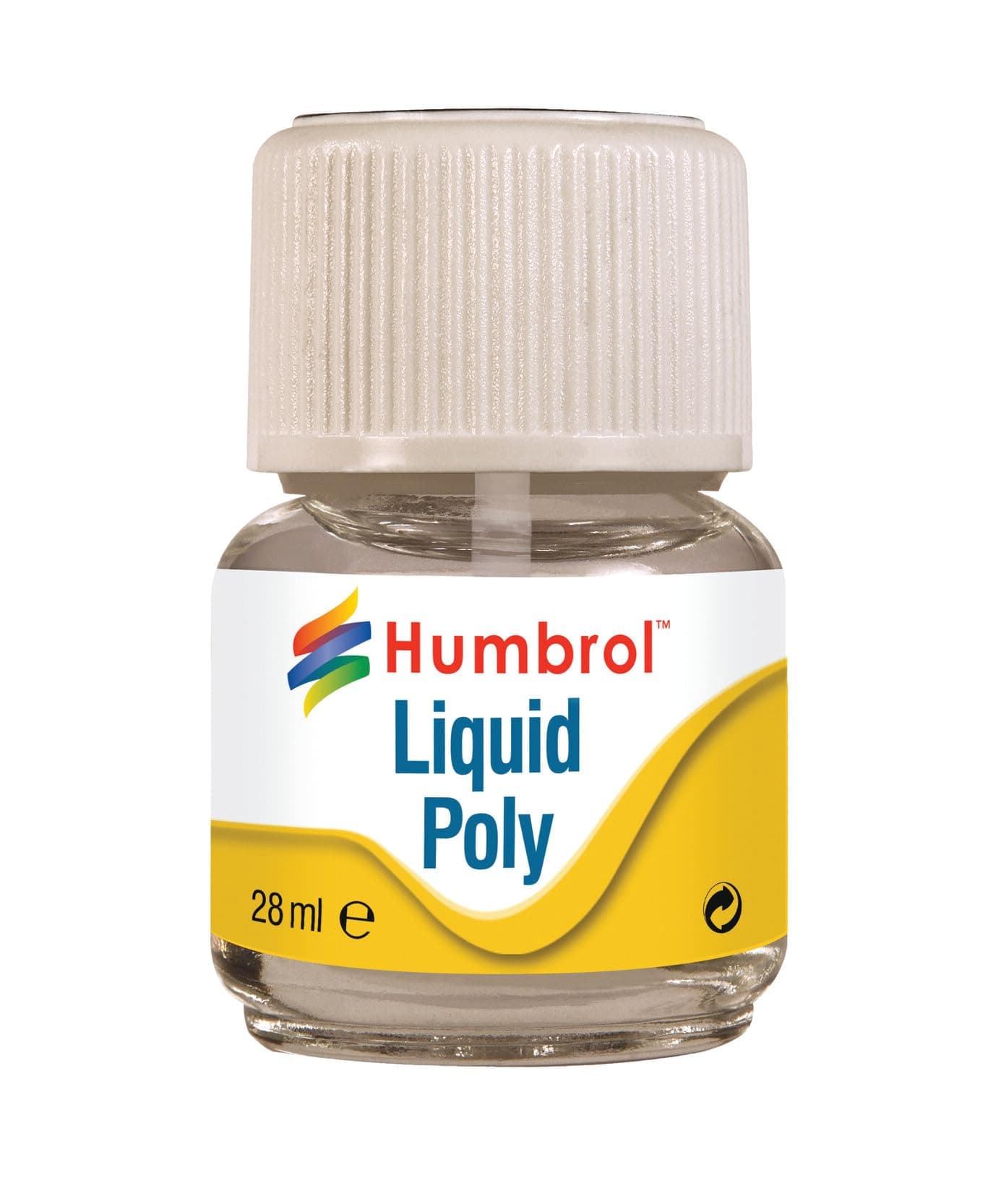 Humbrol AE2500 Poly Adhesive Model Glue, 28ml – Adhesive Liquid Modeling Glue for Plastic Models Kit, Precision Application & Strong Bonding - Ideal for Model Diorama, Cars, Plane Miniatures