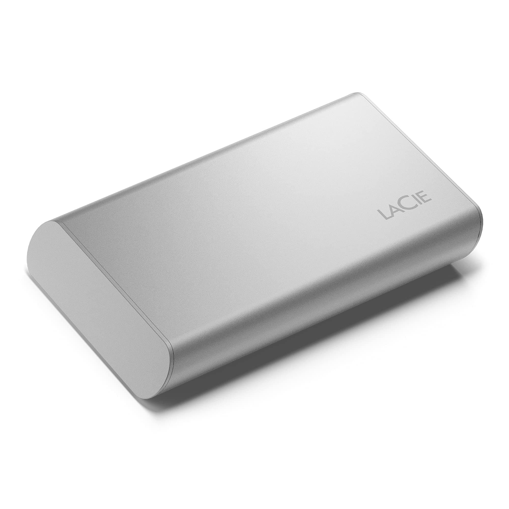 LaCie STKS2000400 Portable SSD 2TB USB-C Mac/iPad/Windows Silver