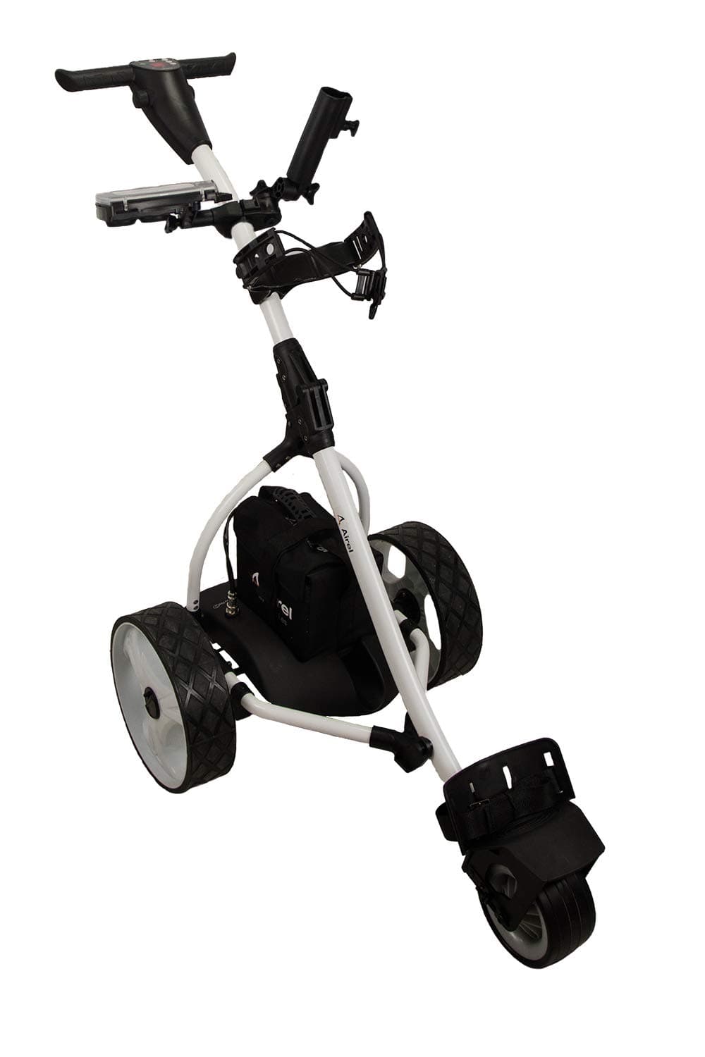 Zerimar Airel Foldable Golf Trolley | Electric Golf Carts | 3 Wheel Golf Cart | Golf Trolley Electric | Electric Golf Trolley White