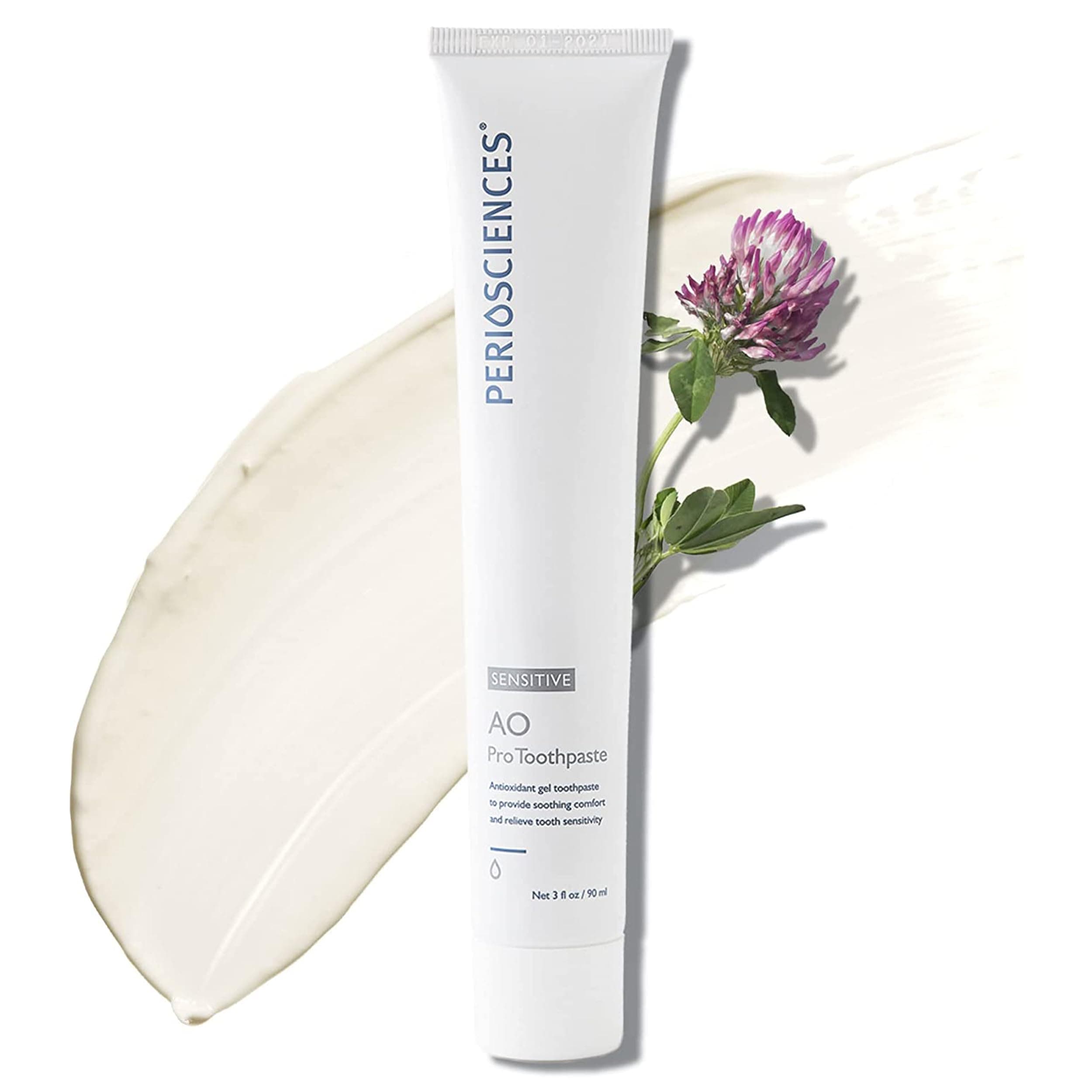 PerioSciences AO Pro Sensitive Toothpaste with Nano Hydroxyapatite, Reduces Sensitivity, Remineralizing, 3 fl oz / 90ml