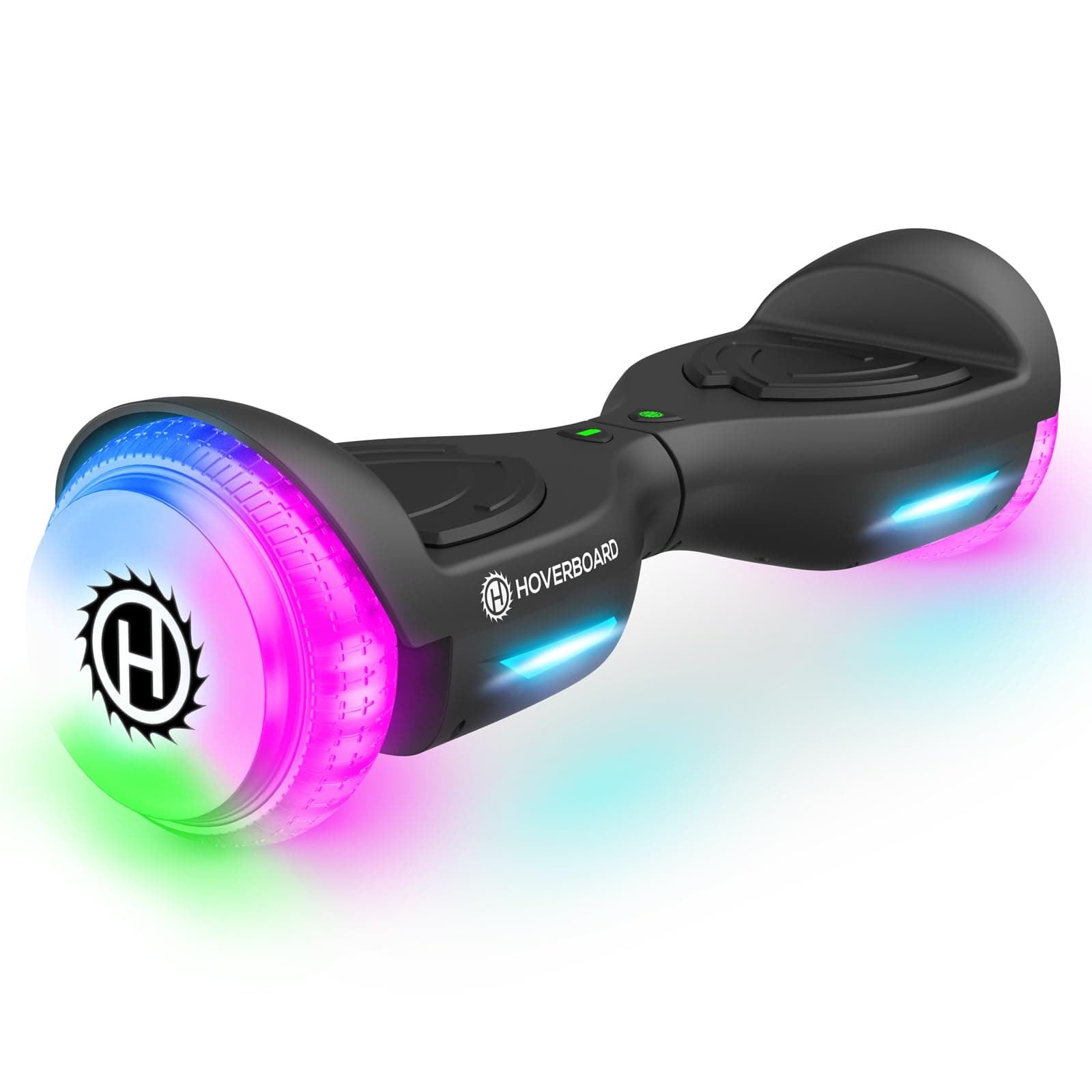 Hoverboard with Music Speaker, 6.5" LED Wheels Lights Self Balancing Scooter, Max 5/6 Miles Range & 6.2mph Powered by Dual 200W/250W Motor, UL2272 Certified, Hover Board Present for Kids