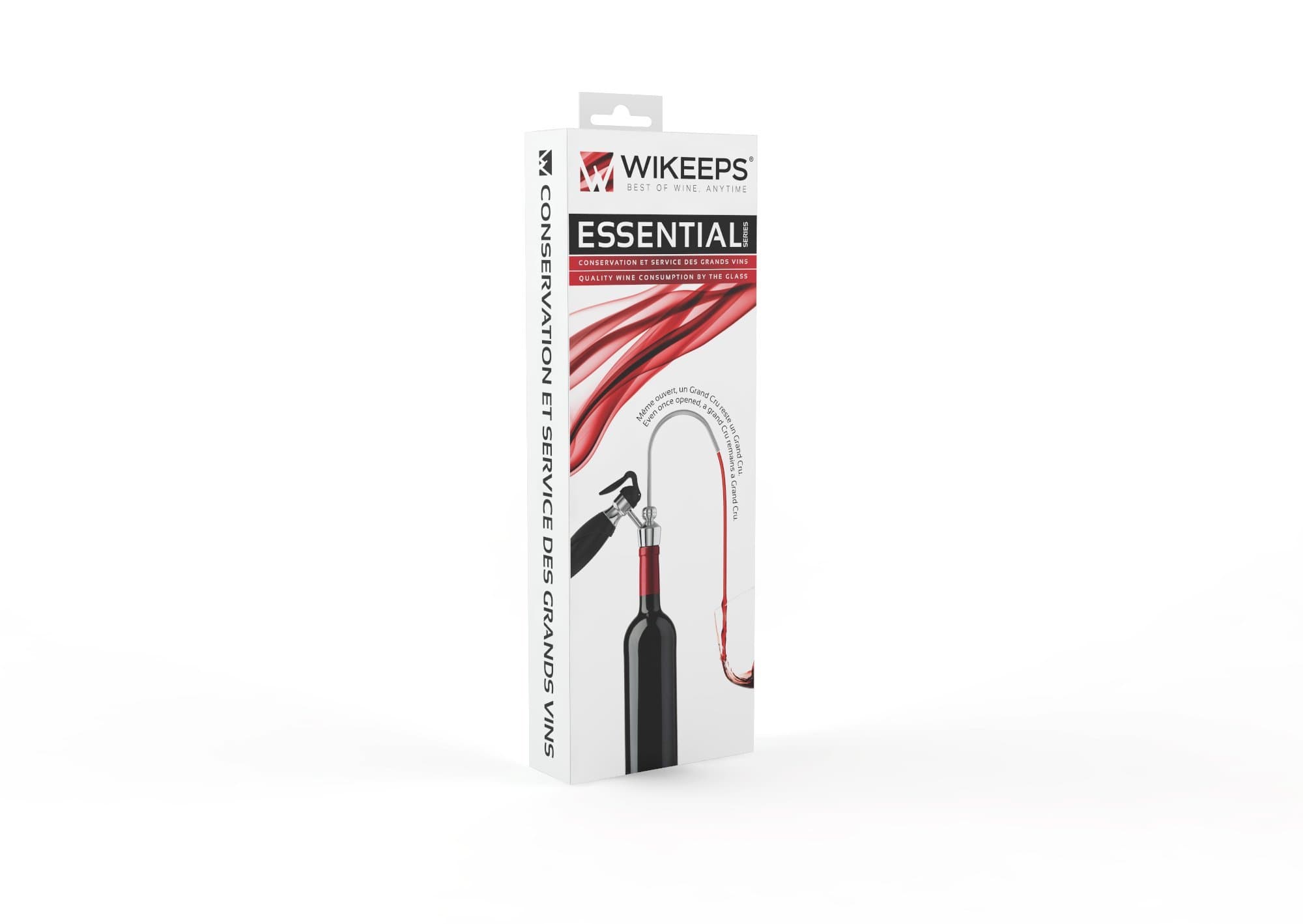 Wikeeps Essential Wine Conservation System and 1 Box of 5 Xtra Balance Cartridges