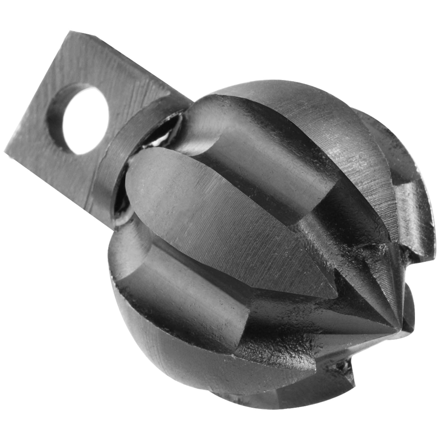 POPULO Drain Snake Attachment–Multi-Functional Cutter 1.2 Inch Diameter,Fits 1.5-3 Inch Pipes–Clears Scale,Tree Roots,and More – Compatible with POPULO and Other Leading Sewer Snake Machines