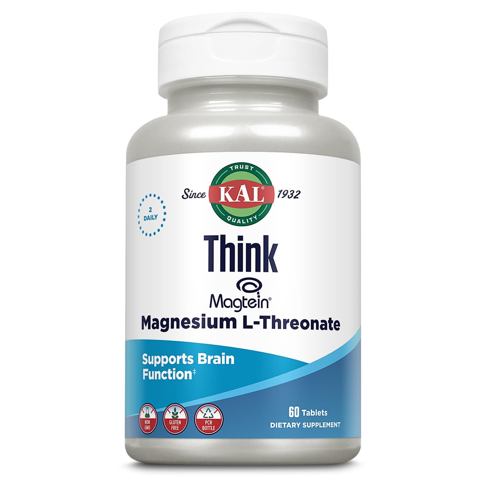Think Magnesium L-Threonate (2000 mg) 60 Tablets