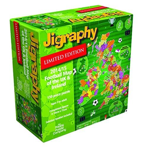 Jigraphy 2014/15 Football Map Jigsaw