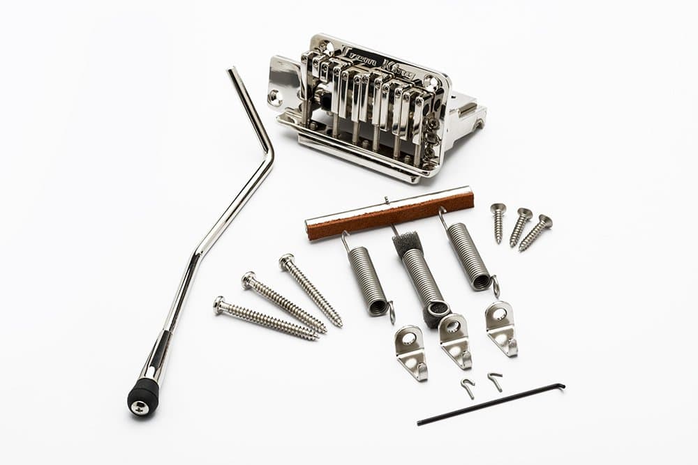 Trem King Vibrato TKS-1 CH LH Left Hand Fixed Bridge Vibrato for Electric Guitar TKS-1 Chrome LH