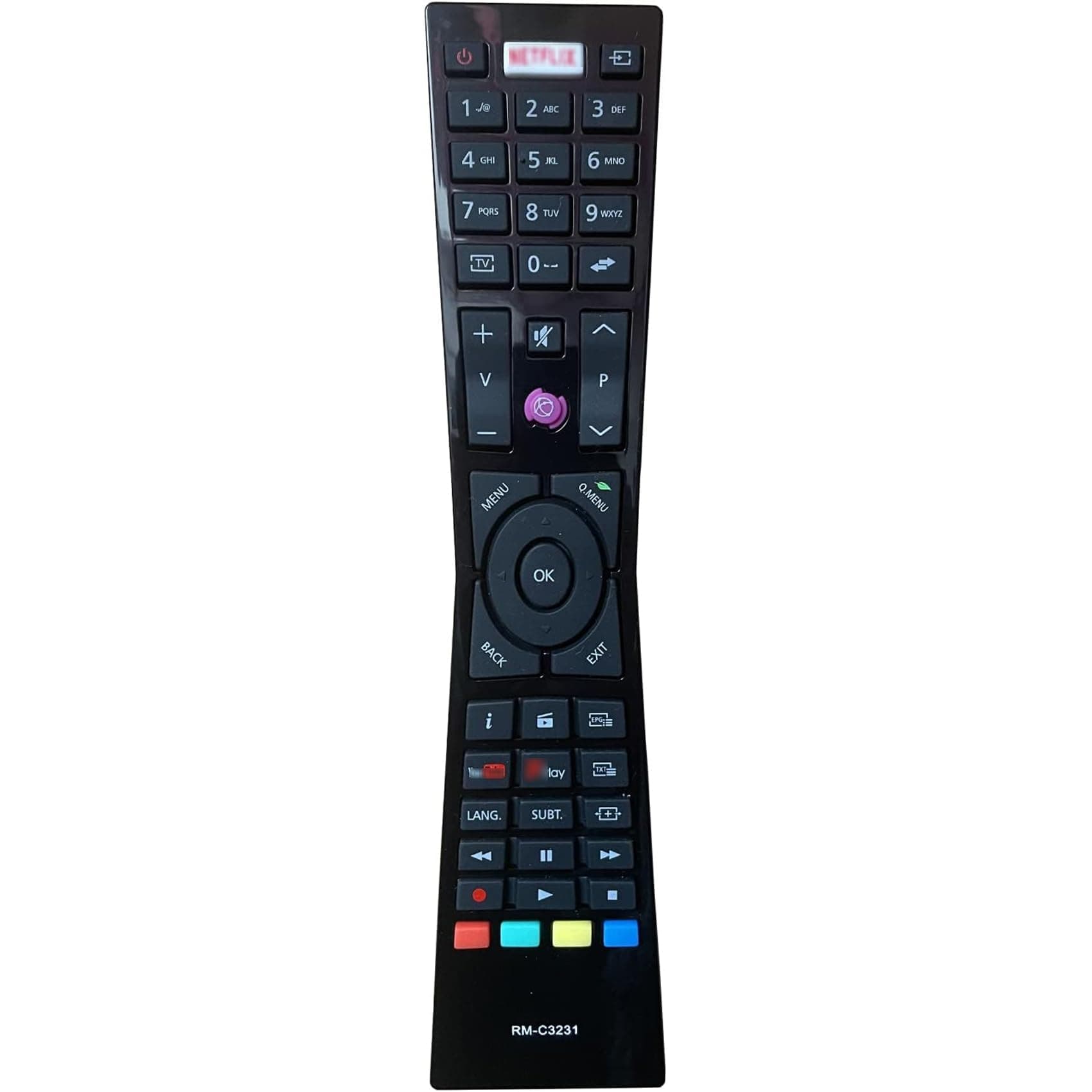 Replacement compatible for jvc rm-c3231 remote control, pre-programmed, compatible jvc remote control SMART 4K LED TV RMC3231 LT-32C670 LT-32C661 LT-24C660 LT-24C661 LT-32C660