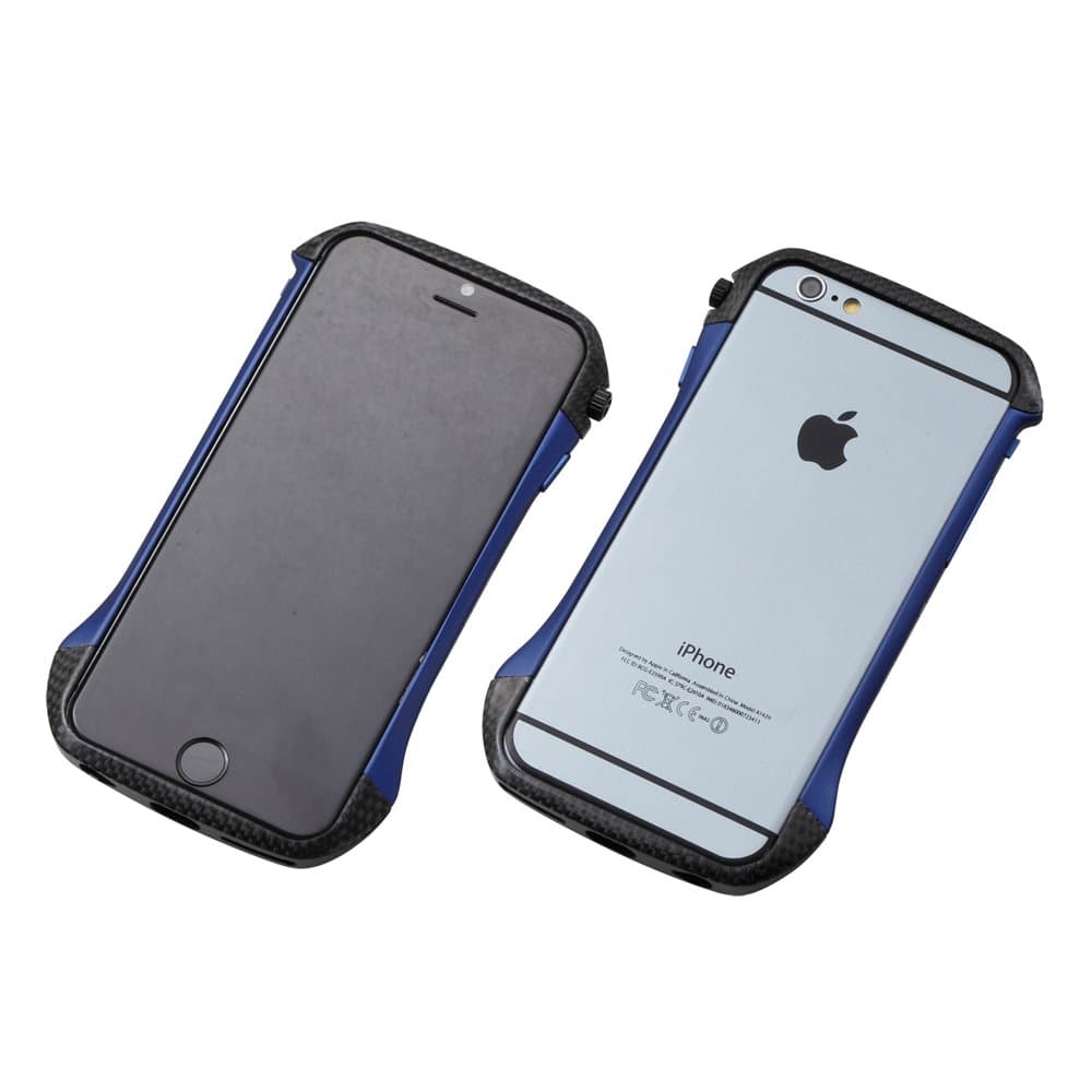 Deff Cleave Hybrid Super Strong Bumper for iPhone 6 (Carbon Blue)