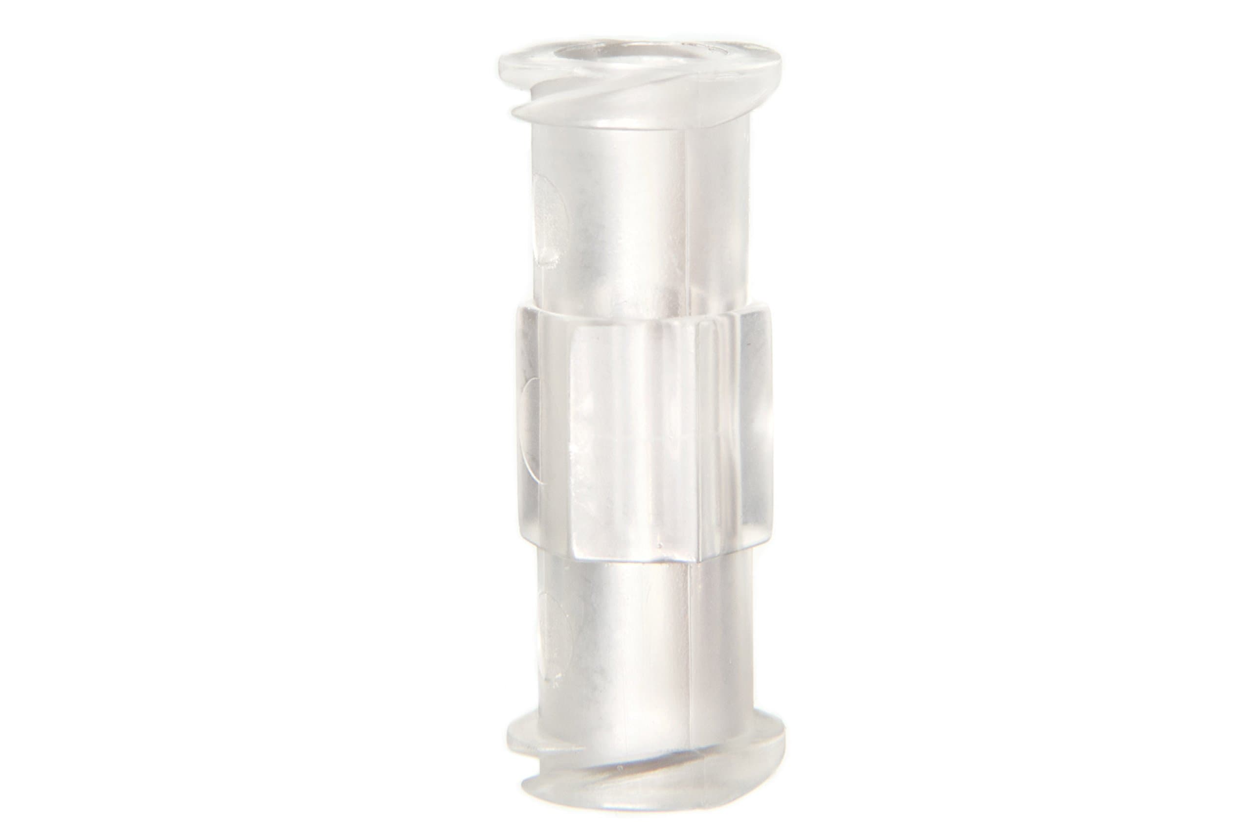 Syringe Adaptor/Coupler - Luer Lock - PP (Polypropylene) for Syringe to Syringe Transfer (Qty: 10)