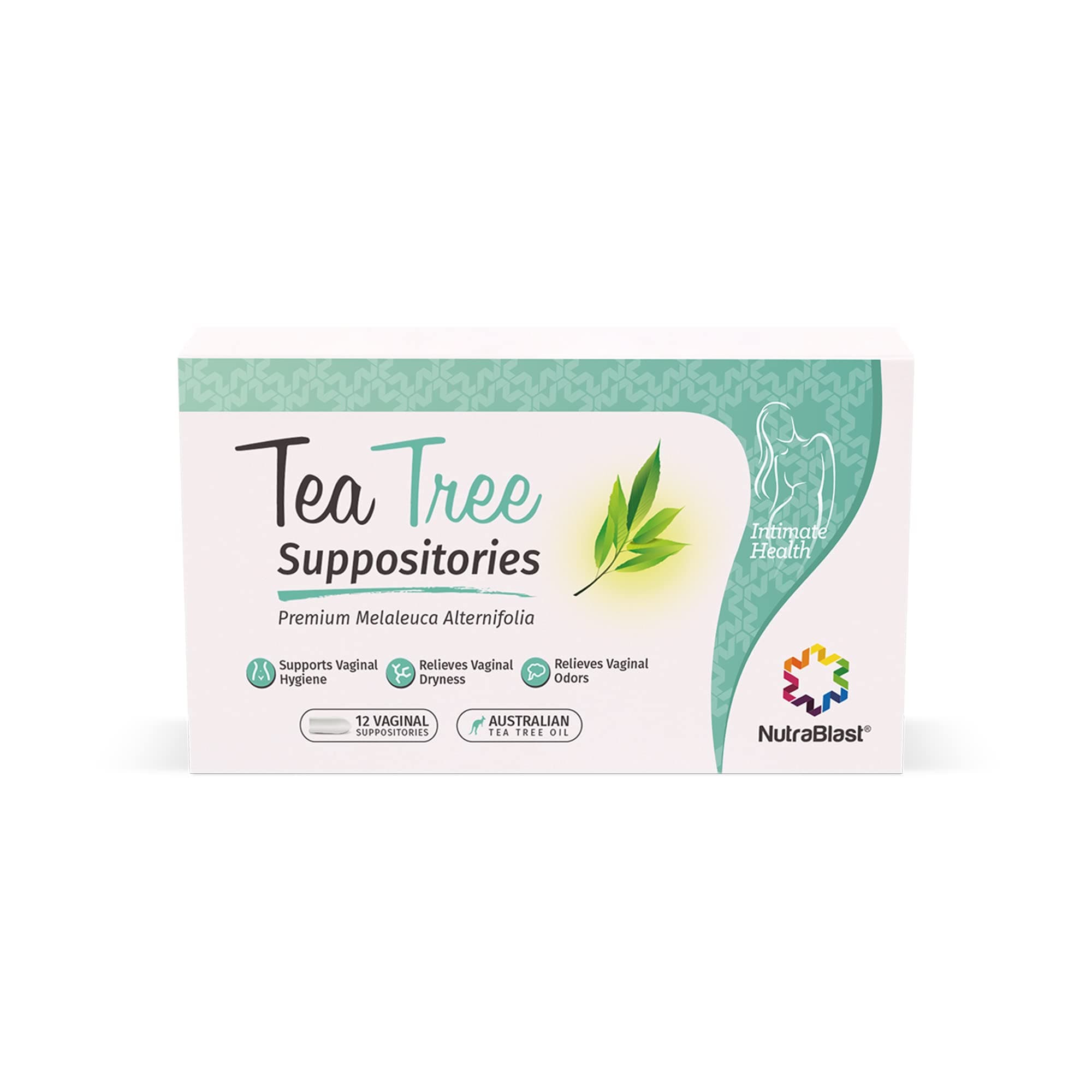 NutraBlast Women's Tea Tree Oil Suppositories (12 Pieces)