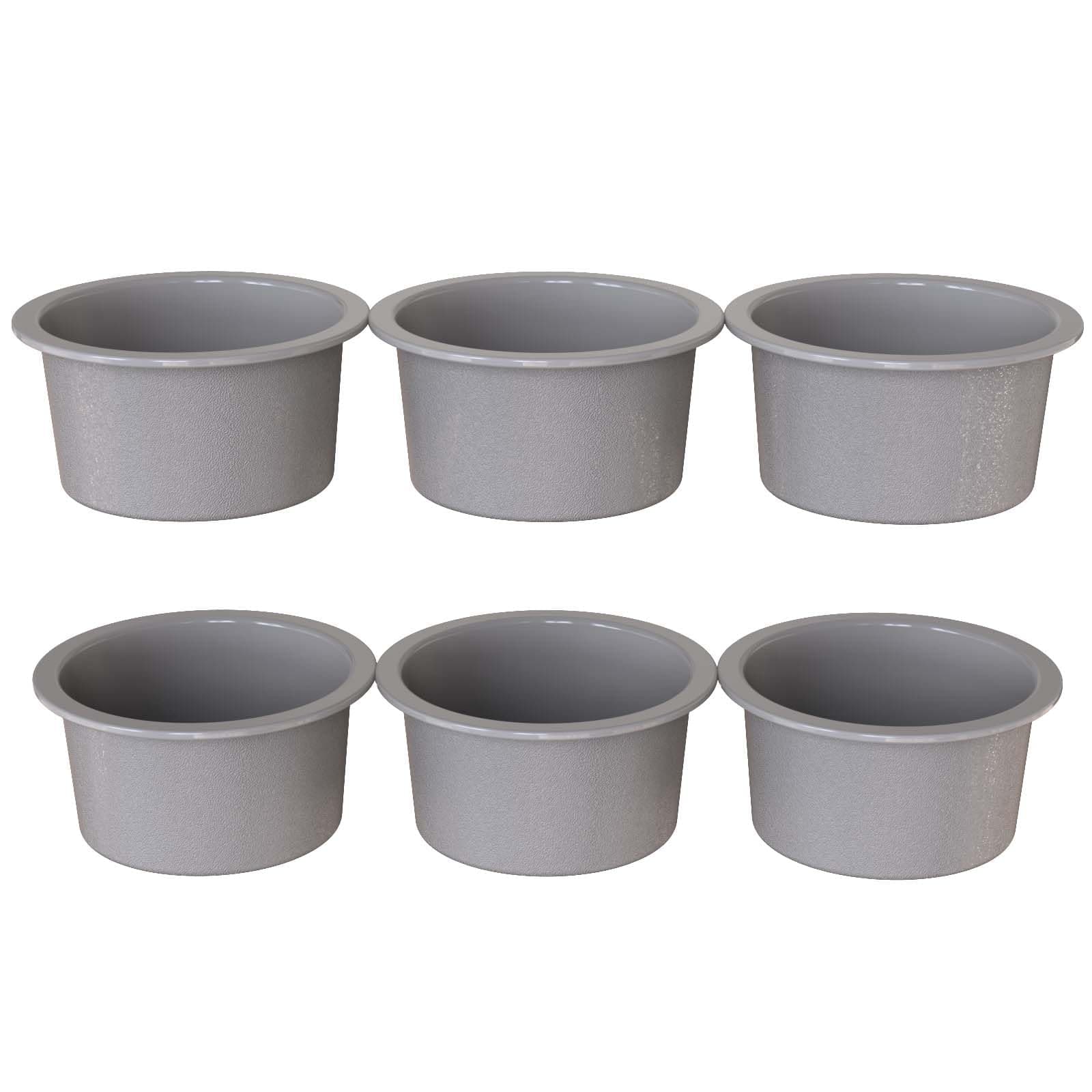 4 inch Silicone Cake Pans Round, 6Pcs Small 10cm Cake Tins, Mini Smash Cake Pans, Small 4'' Silicone Moulds for Baking Mini Cakes, Cheesecake, Muffin, Cupcake