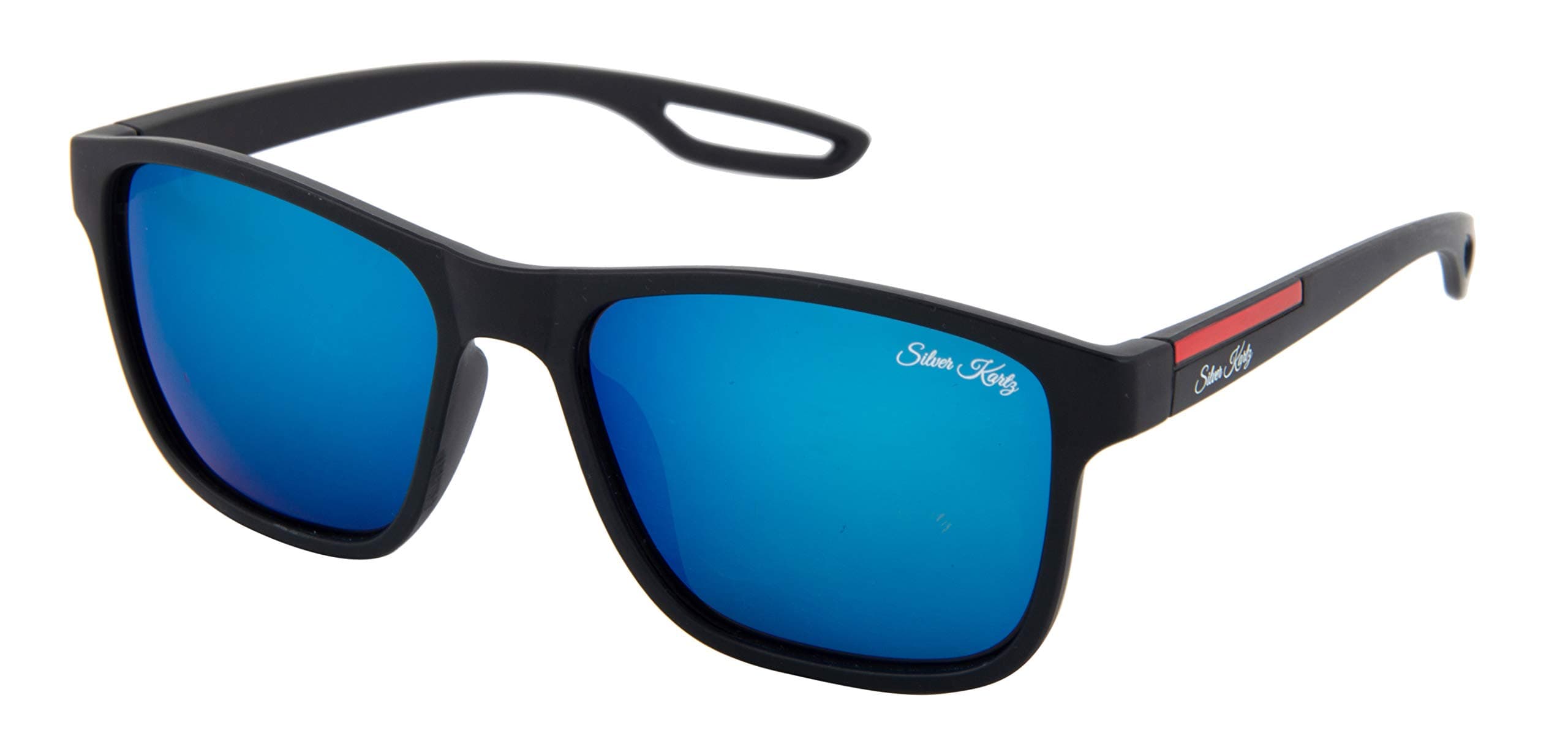 Silver Kartz Sports Look Blue Mercury Unisex UV400 Protection Rectangular Sunglasses for Men Women Girls Boys Stylish Sunglasses (wy231)