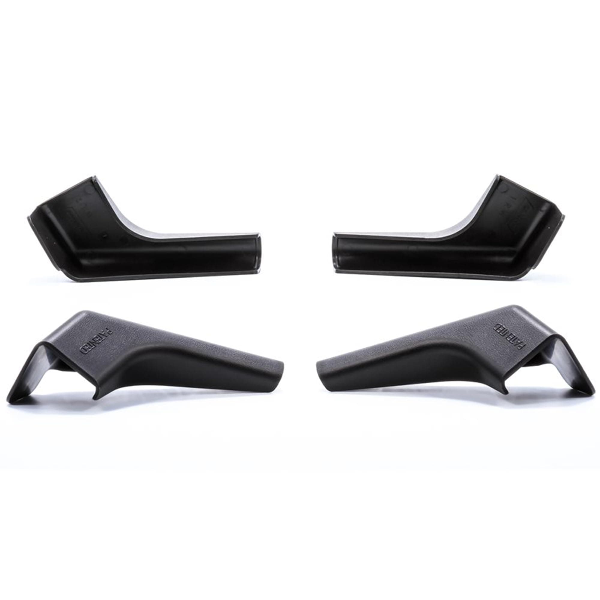 RV Gutter Spouts with Built-in Extensions | Direct Rain Water Runoff Away from The RV | Features an Easy Installation, a Sun Resilient Resin Construction, and Comes in a 4-Pack of Black (42452)