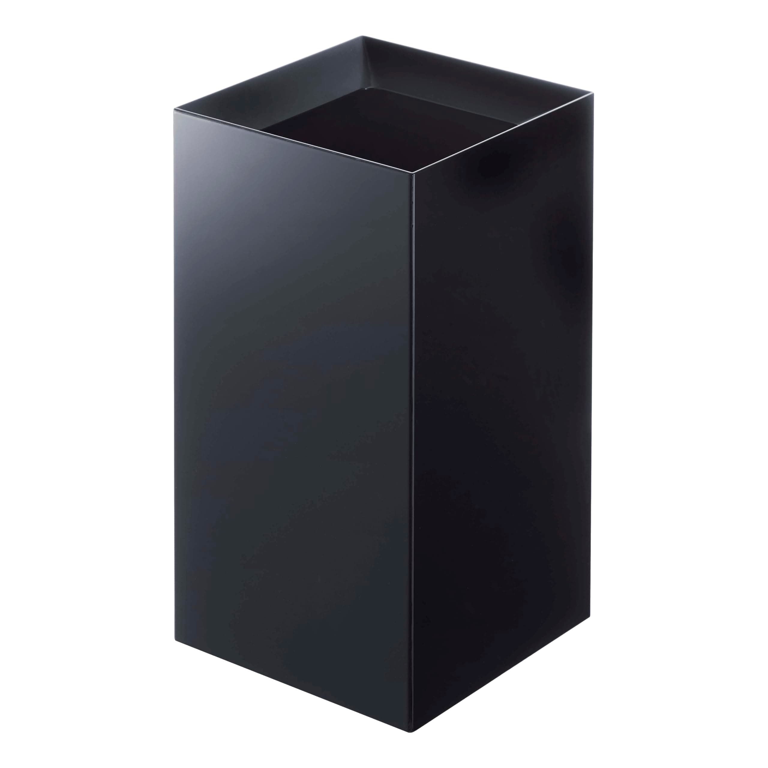 Home 4493 Trash Can-Modern Garbage Waste Basket with Handle, One Size, Black
